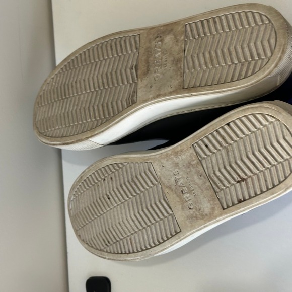 GREATS Black Leather Sneakers Made in Italy Lace Up Casual Shoes Womens US 10 - Picture 6 of 9